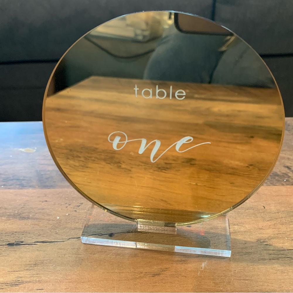 Table numbers